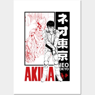 Kaneda Neo tokyo Posters and Art